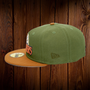 Seattle Mariners New Era Rifle Green/Toasted Peanut Brim And Gray Bottom With 2023 All-Star Game Patch On Side 59FIFTY Fitted Hat