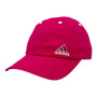 Adidas Women’s Hot Pink Small Logo On Side Unstructured Adjustable Velcro Back Hat
