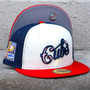 Chicago Cubs New Era Jersey Pack Chrome White And Navy/Red Bill And Gray Bottom With 1933 All-Star Game Patch On Side 59FIFTY Fitted Hat