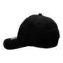 Puma Black With Small Metal Badge Logo Unstructured Adjustable Strap-Back Hat