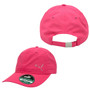 Puma Women’s Pink With Iron On Chrome Logo On Side Unstructured Adjustable Strap-Back Hat