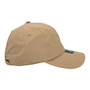 Puma khaki With Small Word Logo On Side Unstructured Pony Tail Hole Adjustable Strap-Back Hat