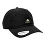 Adidas Women’s Black Small Classic Logo Unstructured Adjustable Strap-Back Hat