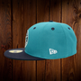 Seattle Mariners New Era Aqua/Navy Bill And Green Bottom With 2023 All-Star Game Patch On Side 59FIFTY Fitted Hat