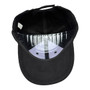Madd Hatter Women’s Black Denim Rhinestone Sparkling Rocks Adjustable Velcro Back Hat