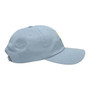 Hatstop Women’s Sky Blue Flower Logo Pre-Curved Adjustable Strap-Back Hat