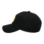 Hatstop Women’s Black Pumpkin Pre-Curved Adjustable Strap-Back Hat