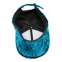 Madd Hatter Women’s Aqua Velvet Plain Adjustable Strap-Back Hat
