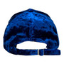 Madd Hatter Women’s Royal Blue Velvet Plain Adjustable Strap-Back Hat