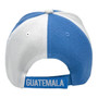Guatemala Original Headwear Sky Blue/White With Flag Adjustable Velcro Back Hat
