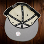 Seattle Mariners New Era Circle Logo White Chrome/Olive Bill And Gray Bottom 59FIFTY Fitted Hat