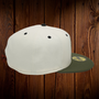 Seattle Mariners New Era Circle Logo White Chrome/Olive Bill And Gray Bottom 59FIFTY Fitted Hat