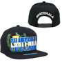 Guatemala WYNN Headwear All Black Country Colors In Letters Adjustable Snapback Hat