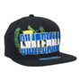 Guatemala WYNN Headwear All Black Country Colors In Letters Adjustable Snapback Hat