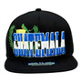 Guatemala WYNN Headwear All Black Country Colors In Letters Adjustable Snapback Hat
