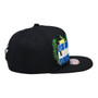 Guatemala WYNN Headwear All Black Country Colors In Letters Adjustable Snapback Hat