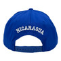 Nicaragua Bull Bot Headwear All Royal Blue Country Flag Adjustable Snapback Hat