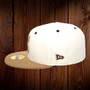 Seattle Mariners New Era Chrome White/Khaki Bill And Gray Bottom With 30th Anniversary Patch On Side 59FIFTY Fitted Hat