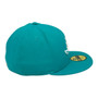 Miami Dolphins New Era Aqua Basic Team Color 59FIFTY Fitted Hat