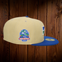Seattle Seahawks New Era Vegas Gold/Royal Blue Bill And Green Bottom With 1983 Pro Bowl Patch 59FIFTY Fitted Hat