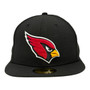 Arizona Cardinals New Era Black Team Basic 59FIFTY Fitted Hat