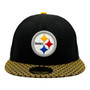 Pittsburgh Steelers New Era Black/Yellow 2017 Sideline Official 59FIFTY Fitted Hat