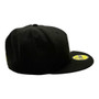 Pittsburgh Steelers New Era Black Basic With Yellow NFL Logo On Back 59FIFTY Fitted Hat