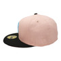 Boston Red Sox New Era Blush Pink/Black Bill With Red Bottom With 55TH Anniversary Patch On Side 59FIFTY Fitted Hat