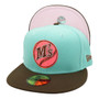 Seattle Mariners New Era Mint/Walnut Brim With Pink Bottom 59FIFTY Fitted Hat