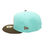 Seattle Mariners New Era Mint/Walnut Brim With Pink Bottom 59FIFTY Fitted Hat