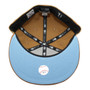 Seattle Mariners New Era Panama Tan/Toasted Peanut Brim With Sky Blue Bottom 59FIFTY Fitted Hat
