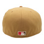 Seattle Mariners New Era Panama Tan/Toasted Peanut Brim With Red Bottom 59FIFTY Fitted Hat