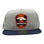Denver Broncos New Era Gray/Navy 2018 On-Field Sideline Road 59FIFTY Fitted Hat