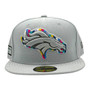 Denver Broncos New Era Gray 2018 Crucial Catch 59FIFTY Fitted Hat