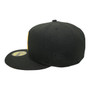 Seattle Mariners New Era All Black With Gold Bottom 59FIFTY Fitted Hat