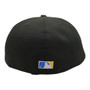 Seattle Mariners New Era All Black With Gold Bottom 59FIFTY Fitted Hat