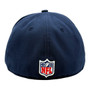 Denver Broncos New Era Navy Classic Logo With NFL Logo On Back 59FIFTY Fitted Hat