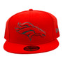 Denver Broncos New Era Lava Red Team Logo 59FIFTY Fitted Hat
