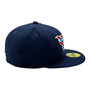 Tennessee Titans New Era Navy With Classic Logo And Words On Back 59FIFTY Fitted Hat