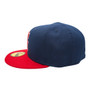 California Angels New Era Oceanside Blue /Scarlet Red Bill And Gray Bottom With 25th Anniversary Patch On Side 59FIFTY Fitted Hat