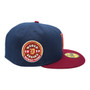 Detroit Tigers New Era Navy/Cardinal Red Bill And Gold Bottom With 1935 World Series Patch On Side 59FIFTY Fitted Hat