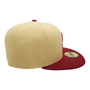 Seattle Mariners New Era Vegas No Patch Gold/ Cardinal Red Bill And Doscientos Blue Bottom 59FIFTY Fitted Hat