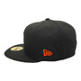 Naranjeros De Hermosillo New Era All Black And Gray Bottom 59FIFTY Fitted Hat