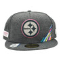 Pittsburgh Steelers New Era Dark Gray 2019 Critical Catch 59FIFTY Fitted Hat