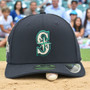 Seattle Mariners New Era Navy With 2025 Post Season Patch On Side 9SEVENTY Stretch Fit Snapback Hat