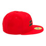 Seattle Seahawks New Era All Red With Black Inside The Seahawk And Gray Bottom 59FIFTY Fitted Hat