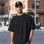 Toronto Blue Jays New Era Black And White 2024 Logo 9FORTY A-Frame Adjustable Snapback Hat
