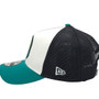 Seattle Mariners New Era White/Aqua Patch 9FORTY Trucker Mesh Snapback Hat