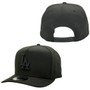 Los Angeles Dodgers New Era Black On Black Classic Logo 9FIFTY A-Frame Adjustable Snapback Hat