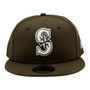 Seattle Mariners New Era All Brown And Gray Bottom 59FIFTY Fitted Hat